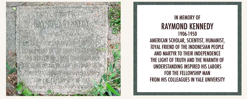 Photo and Translation of Raymond Kennedy Gravestone 